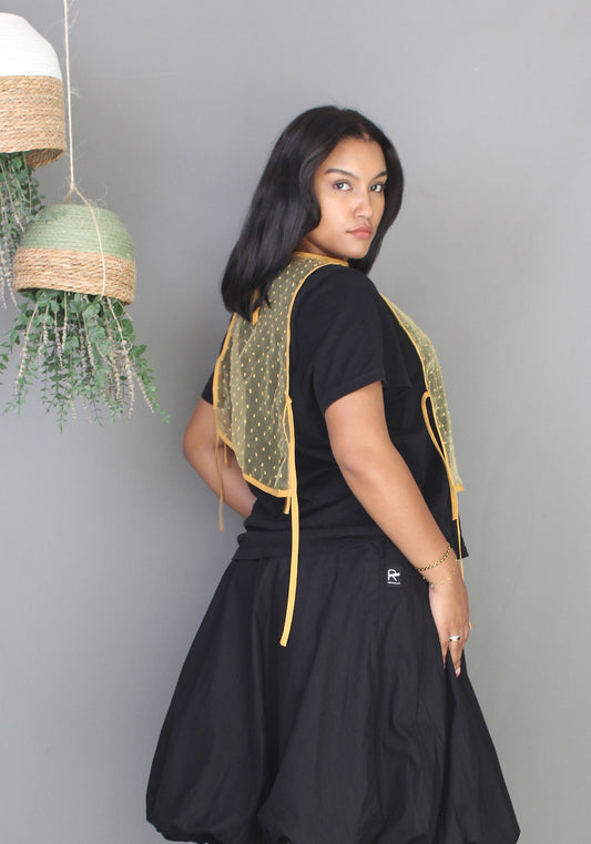 Sheer Vest - Yellow