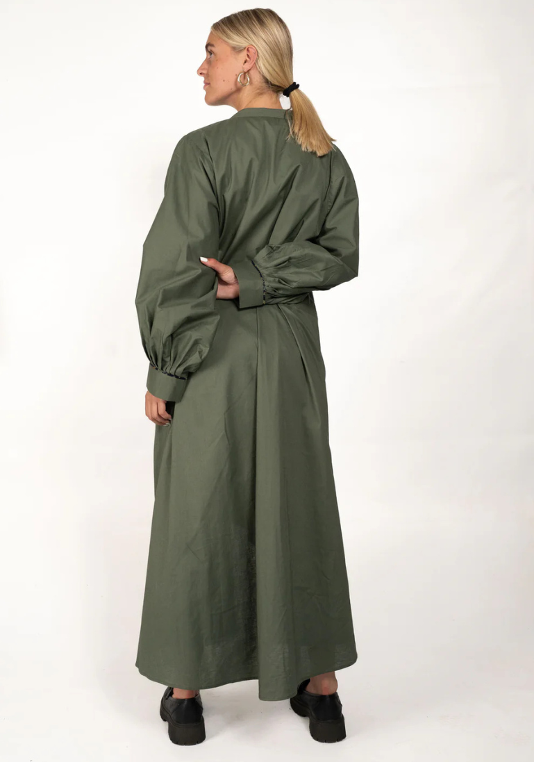 Olive Green Dress