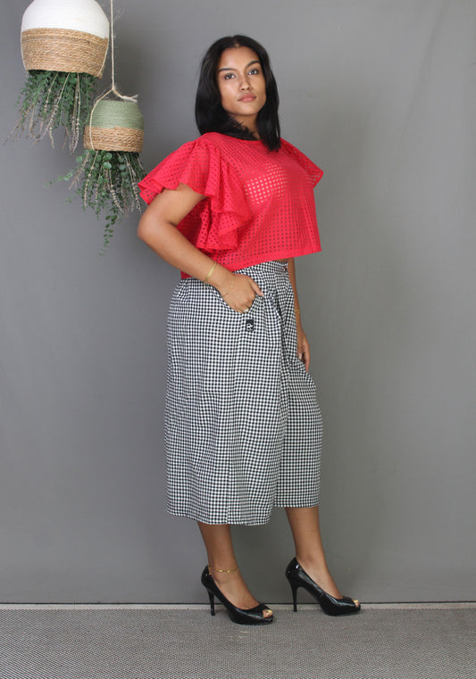Cullote Pants - Gingham