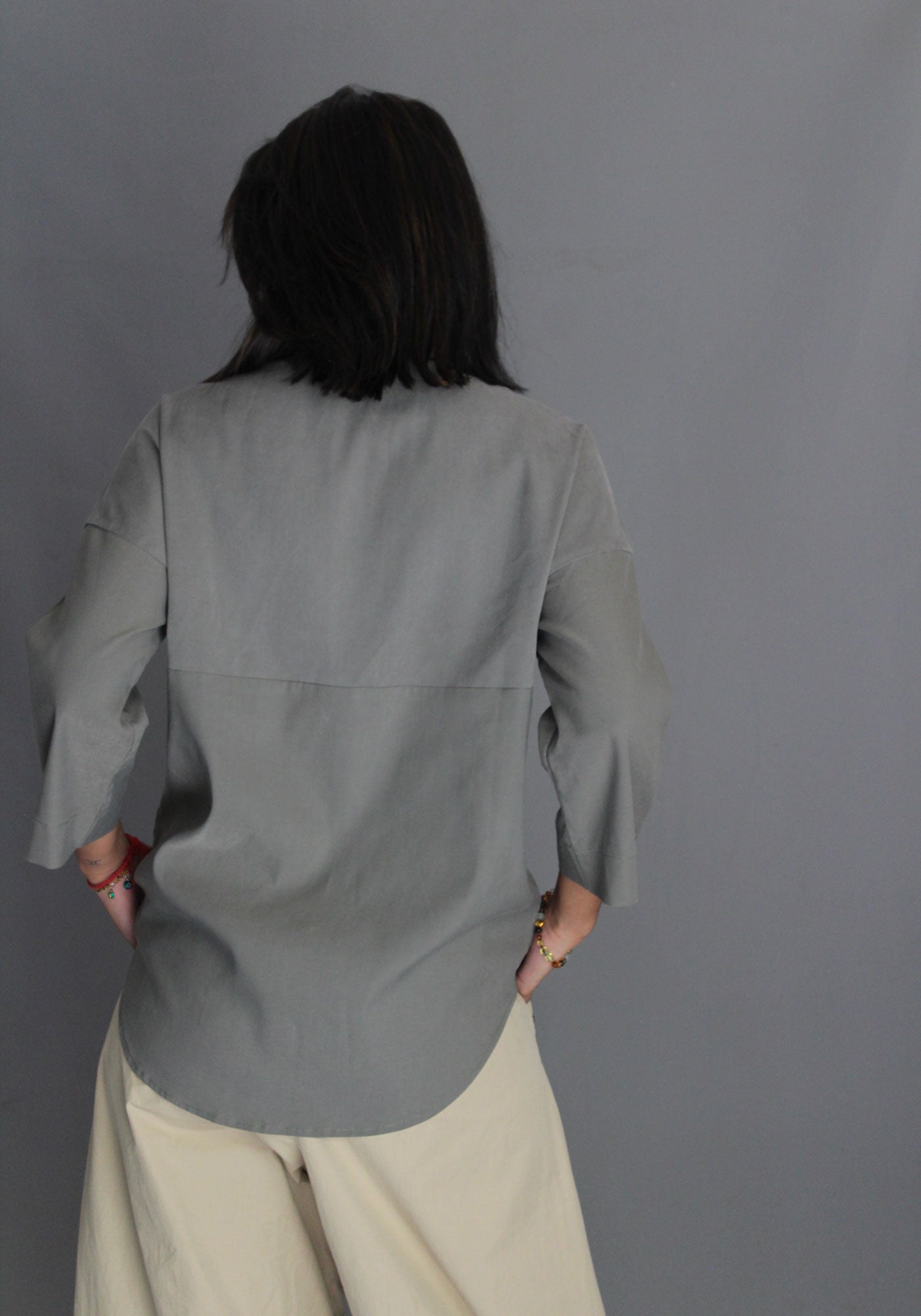 Shirt Blouse - Olive Green