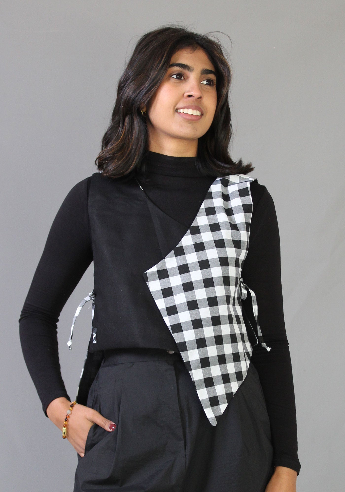 Redialle Vest - Gingham