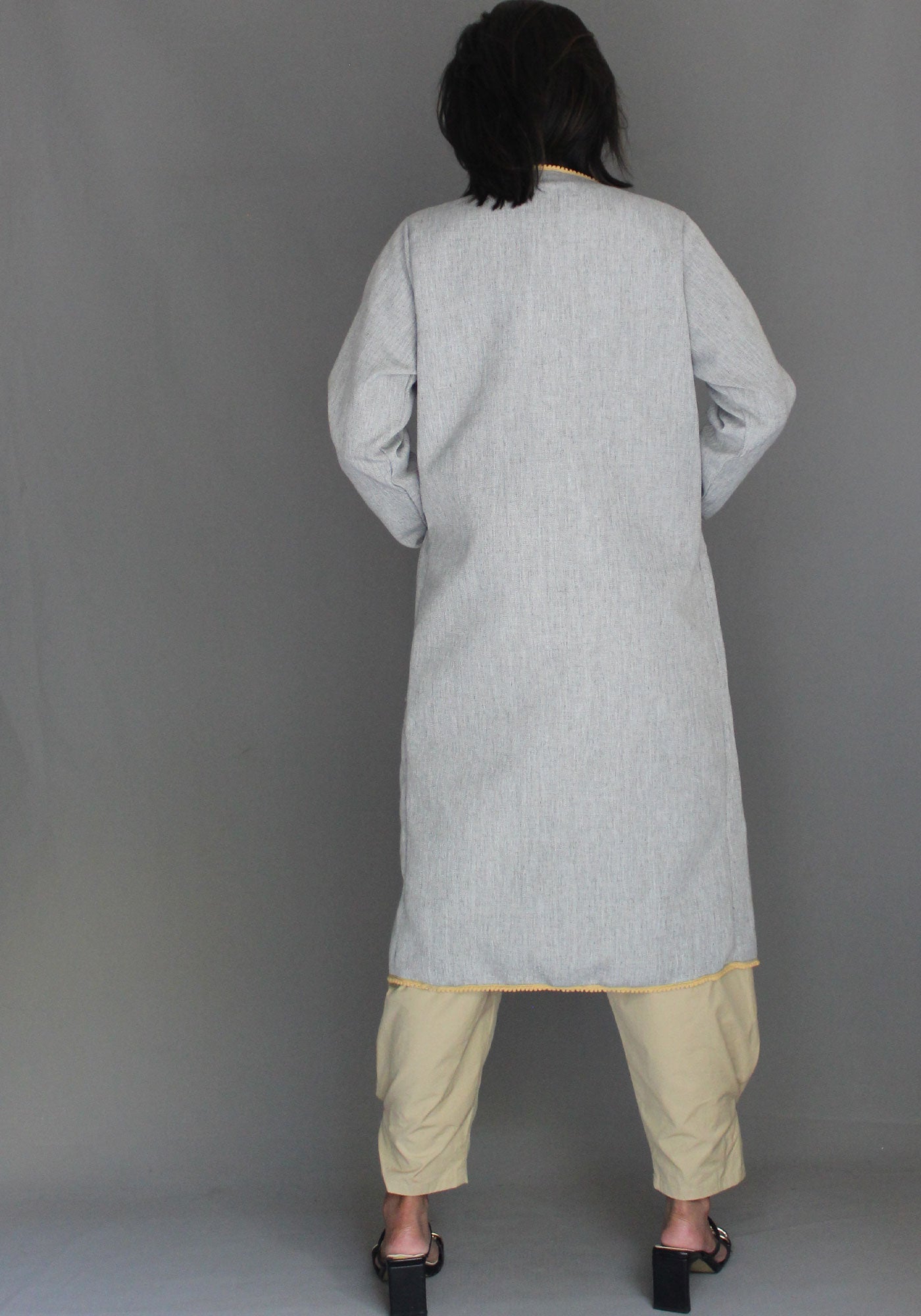 Relaxed Jacket - Grey Texture