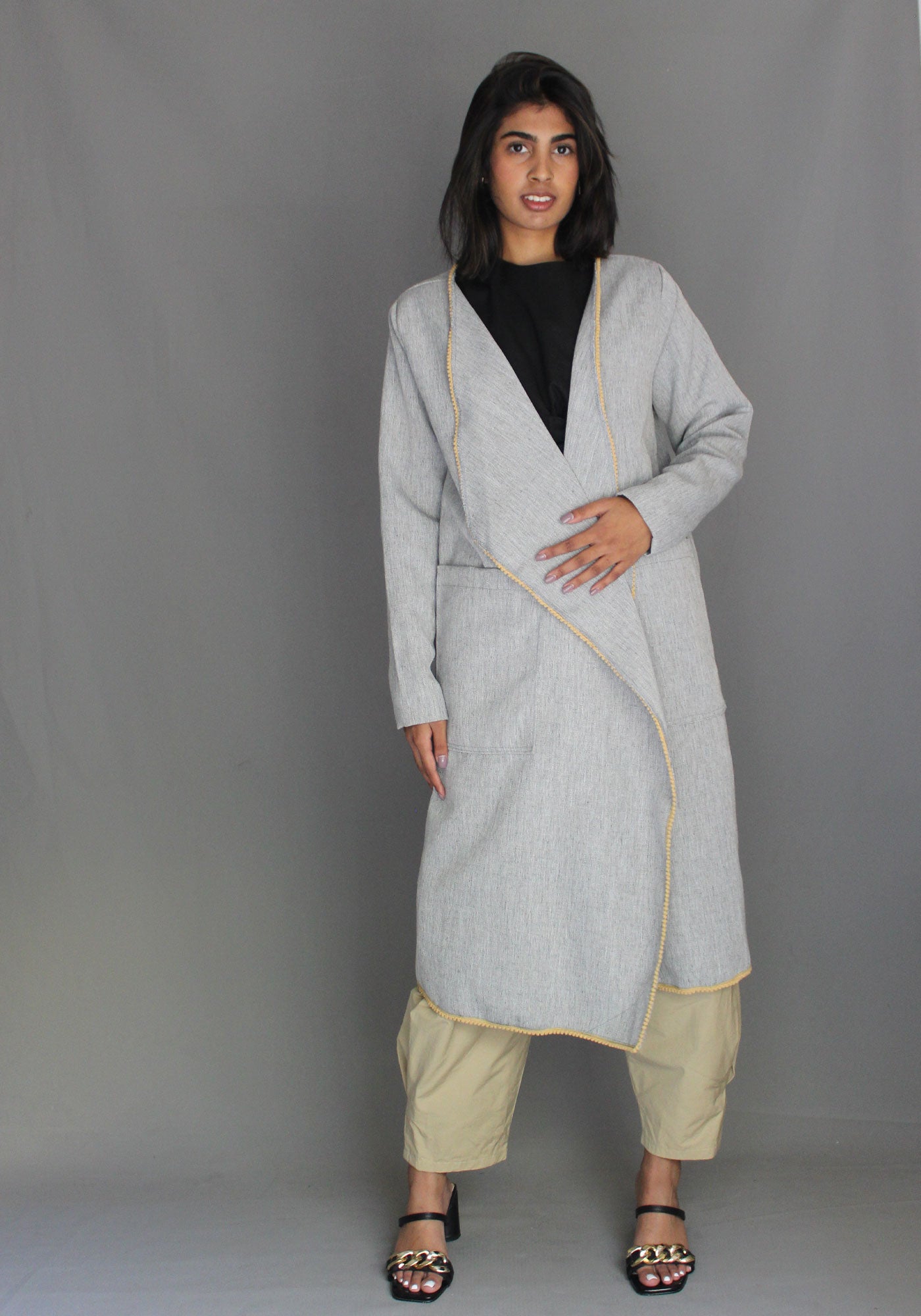 Relaxed Jacket - Grey Texture