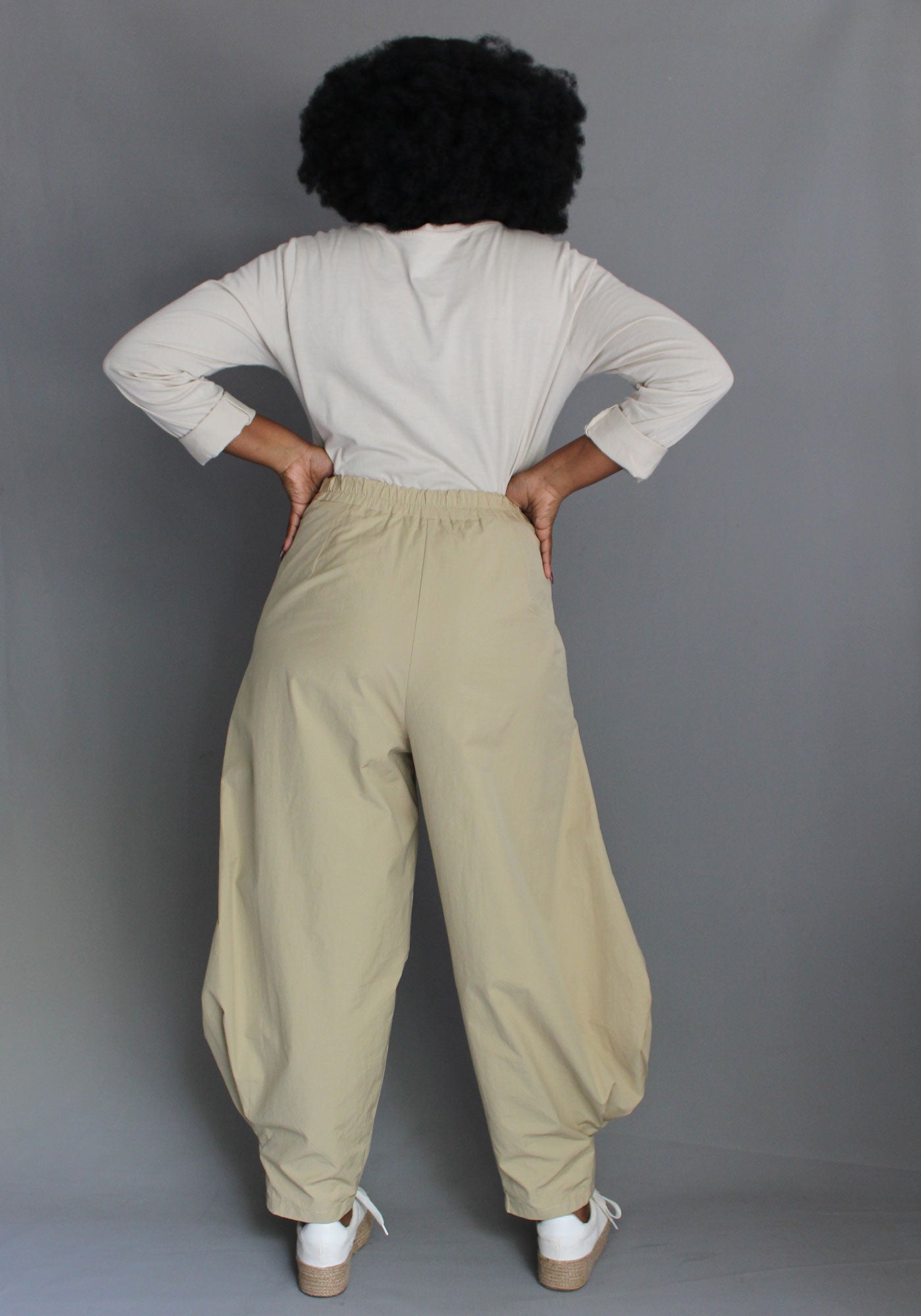 Parachute Pants - Beige