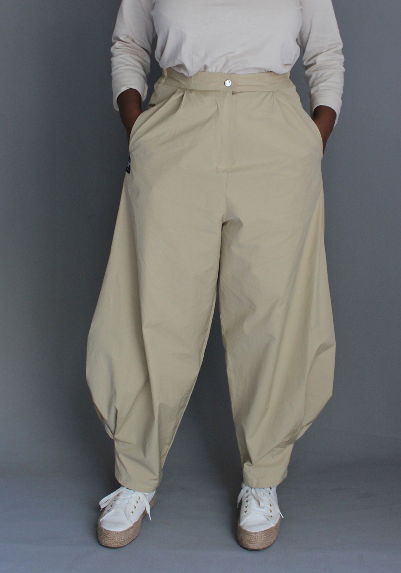 Parachute Pants - Beige
