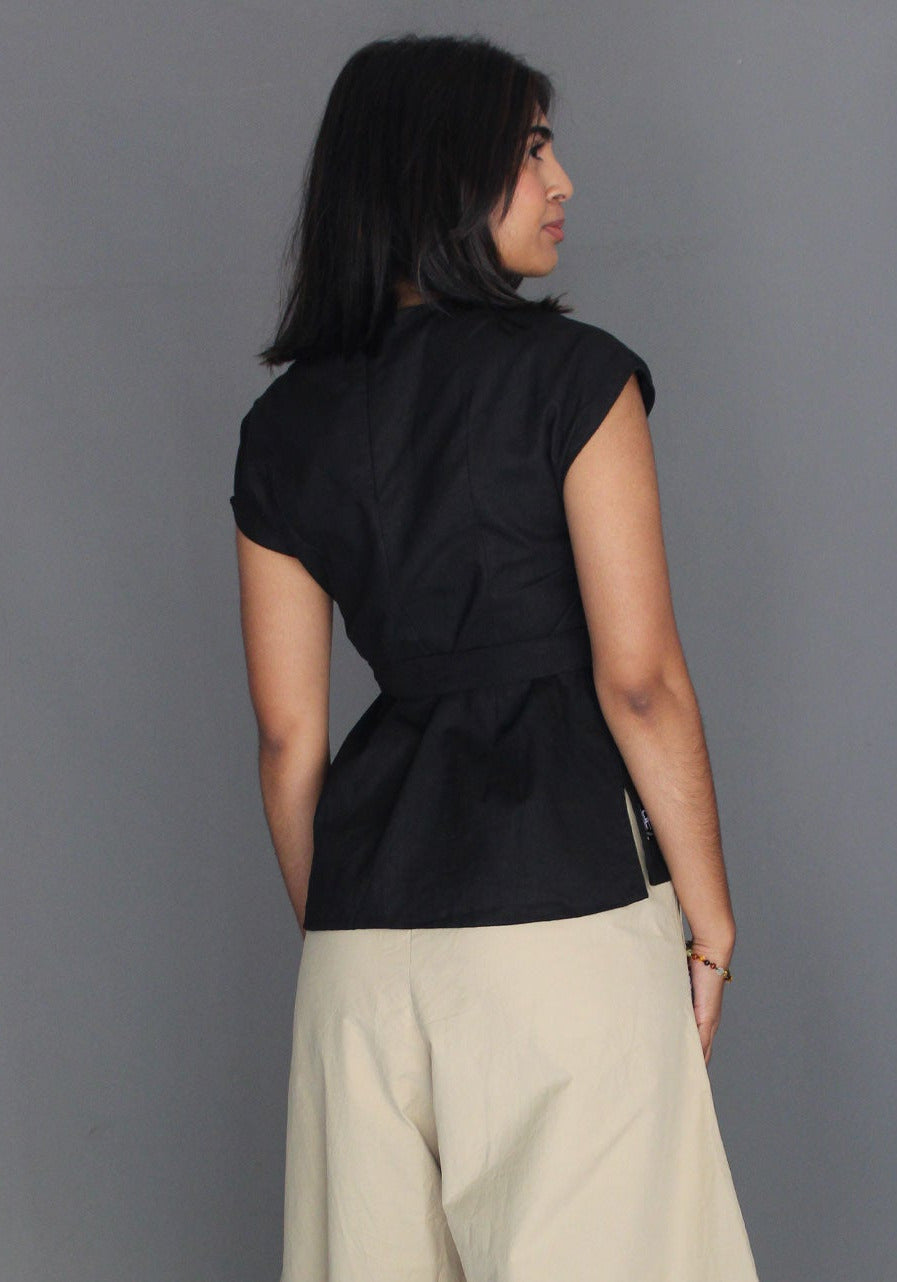 Tie Top - Black