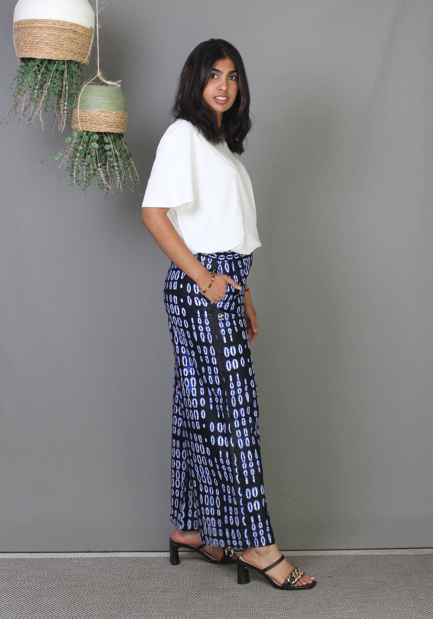 Tchoup Pants - Indigo Tie Dye