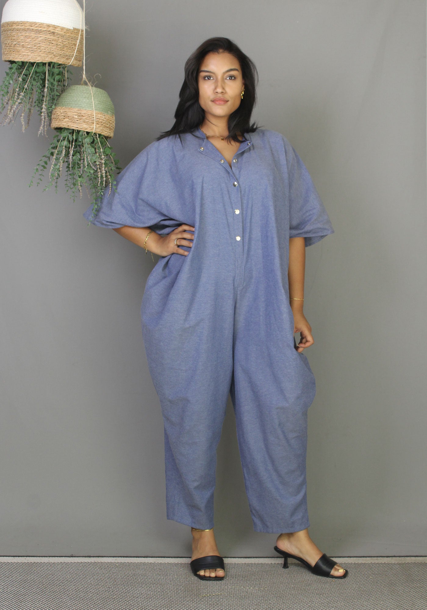 Parachute Jumpsuit - Chambray