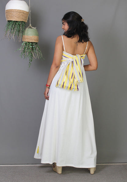 DanFini Dress - White (tassels)