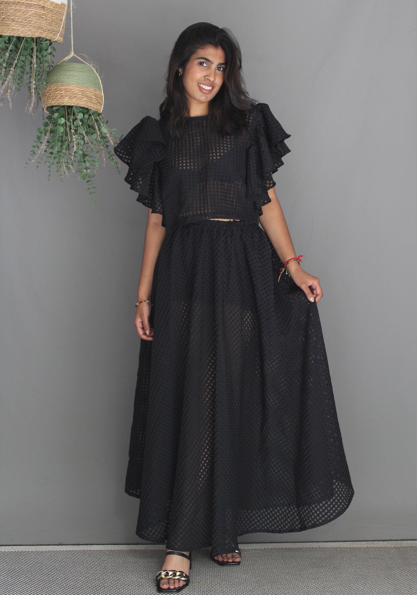 Sheer Skirt - Black