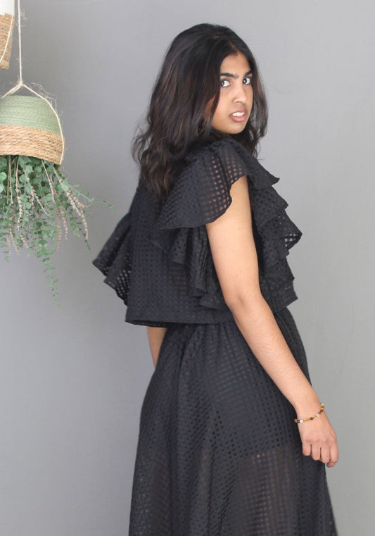 Sheer Top - Black