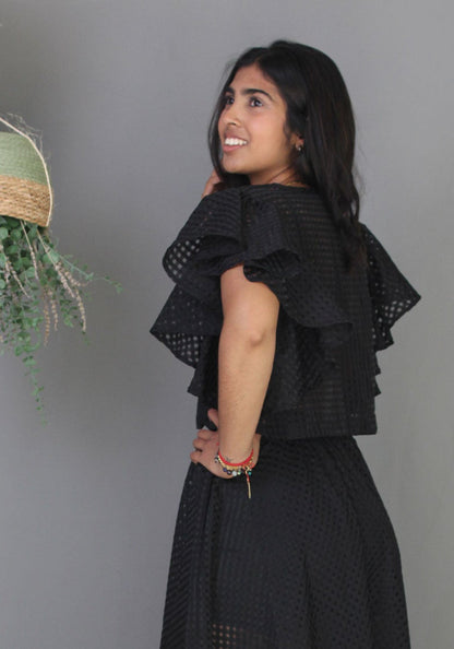 Sheer Top - Black