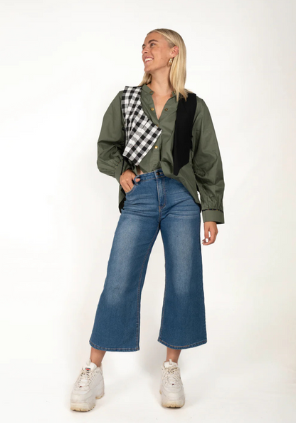 Olive Green Blouse