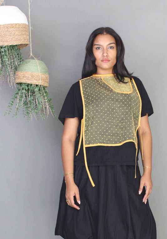 Sheer Vest - Yellow