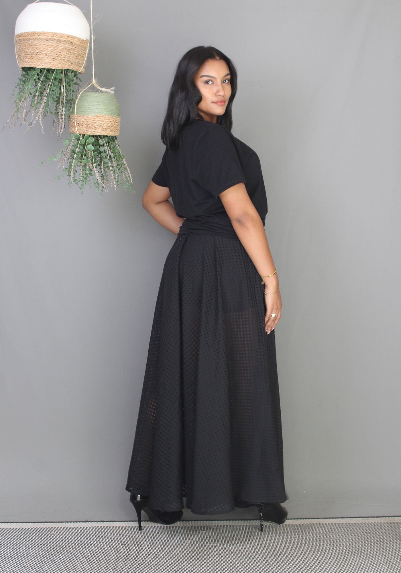 Sheer Skirt - Black