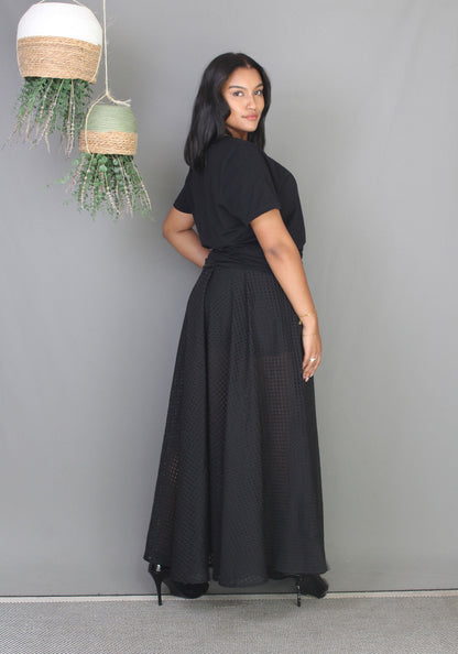 Sheer Skirt - Black