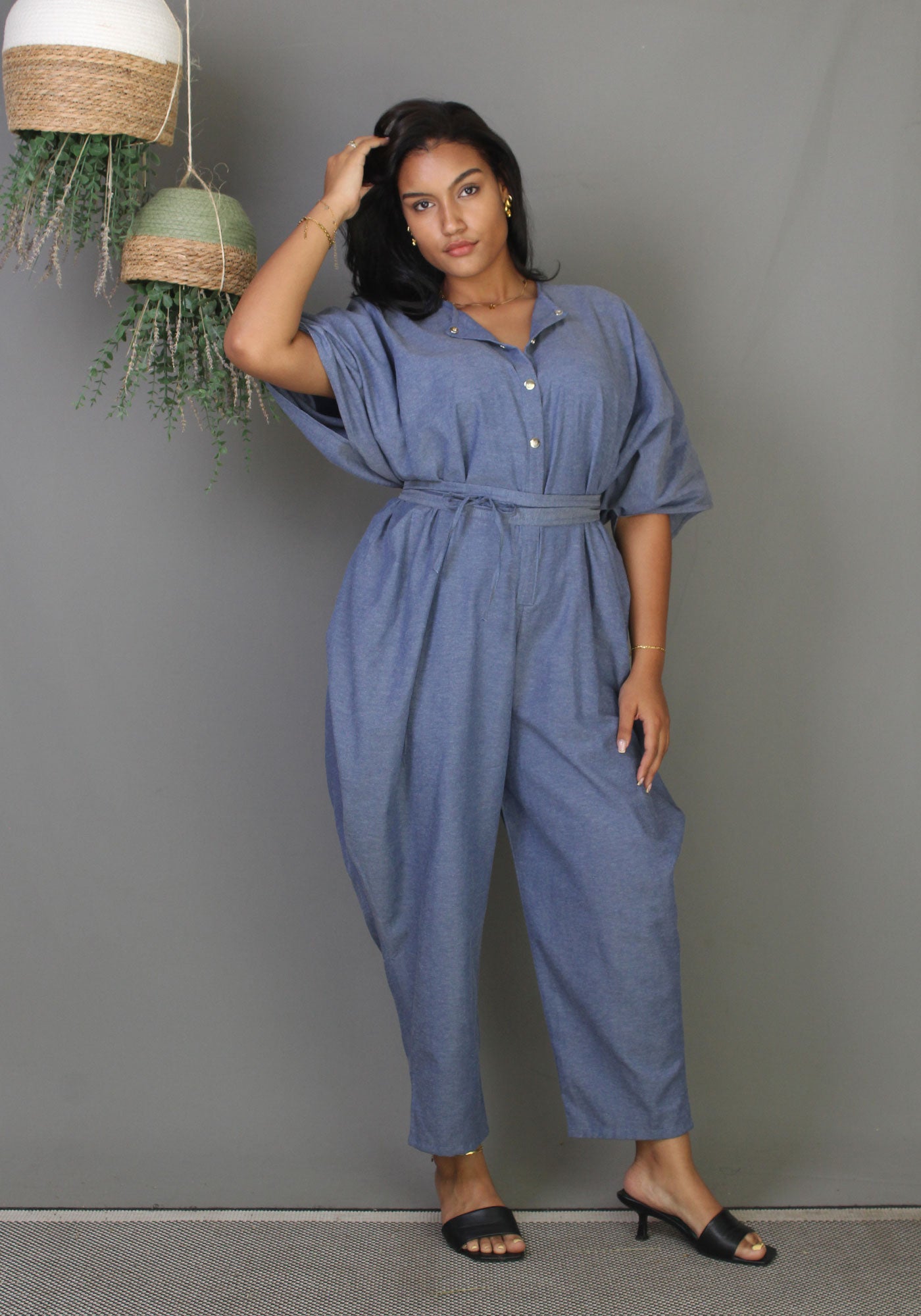 Parachute Jumpsuit - Chambray