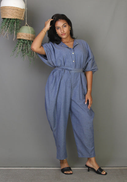 Parachute Jumpsuit - Chambray