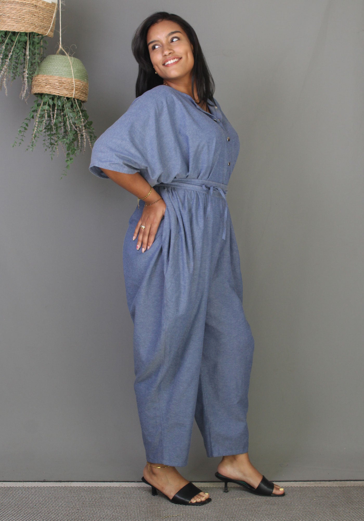 Parachute Jumpsuit - Chambray