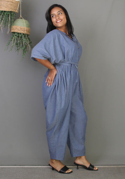 Parachute Jumpsuit - Chambray