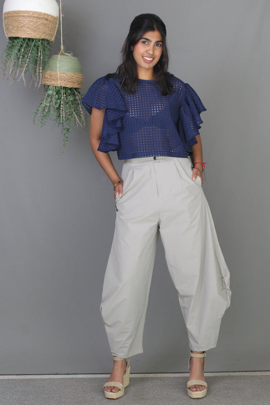 Parachute Pants - Light Grey