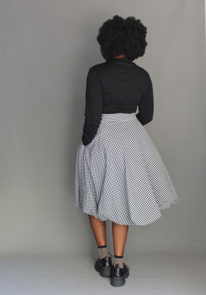 Bubble Skirt - Black & White