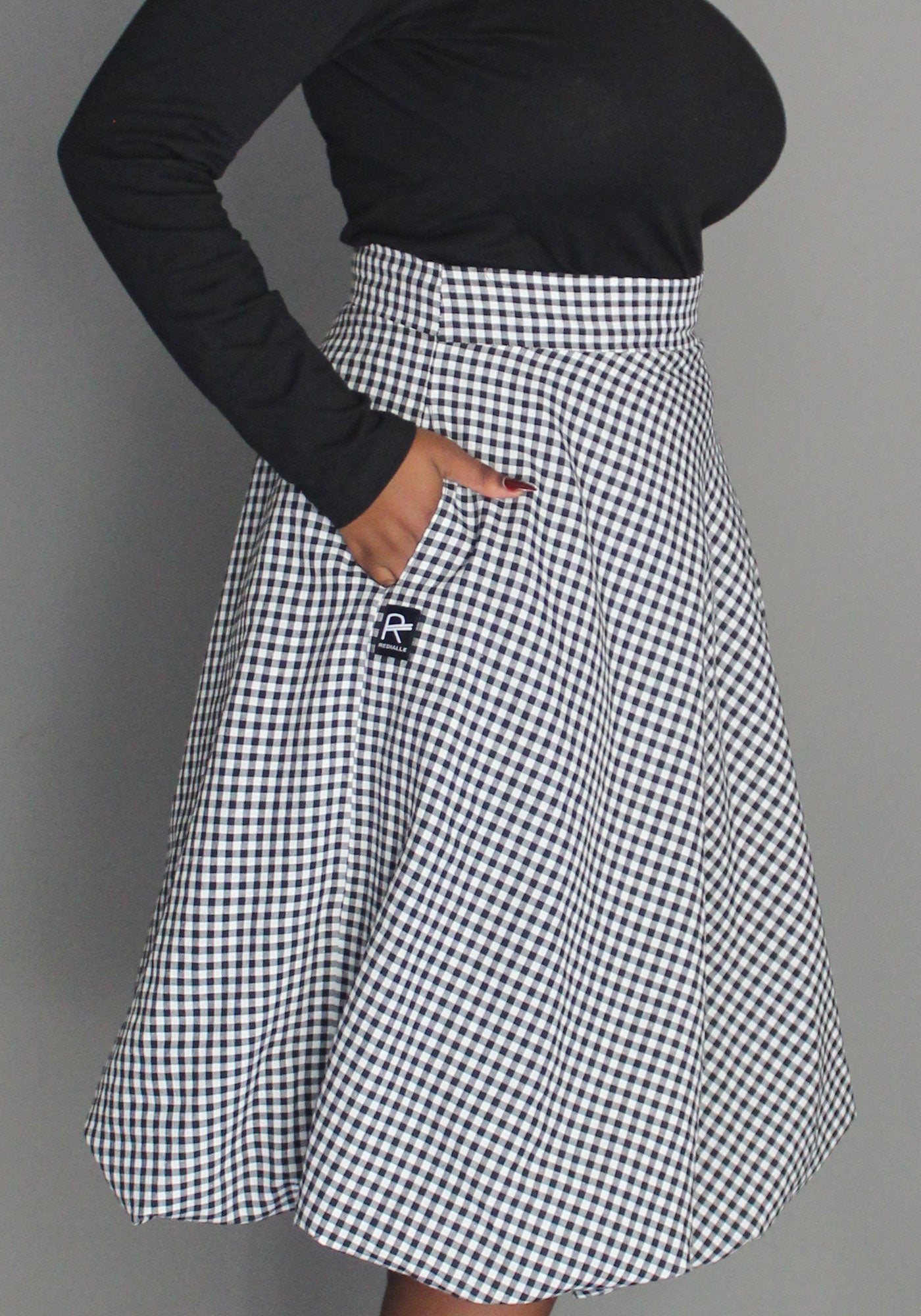 Bubble Skirt - Black & White