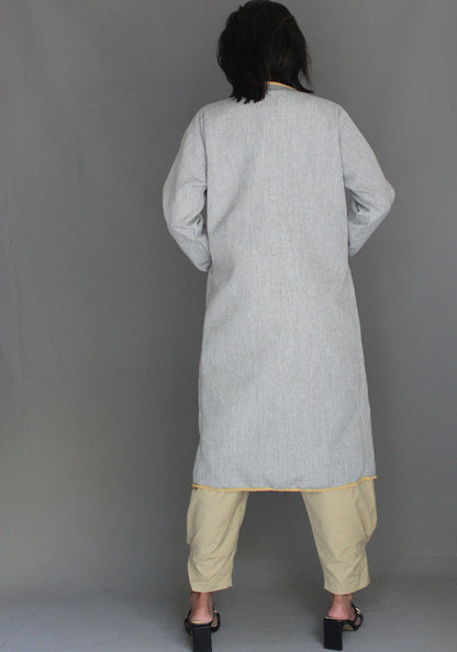 Relaxed Jacket - Grey Texture