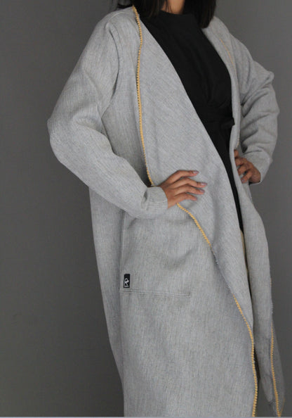 Relaxed Jacket - Grey Texture