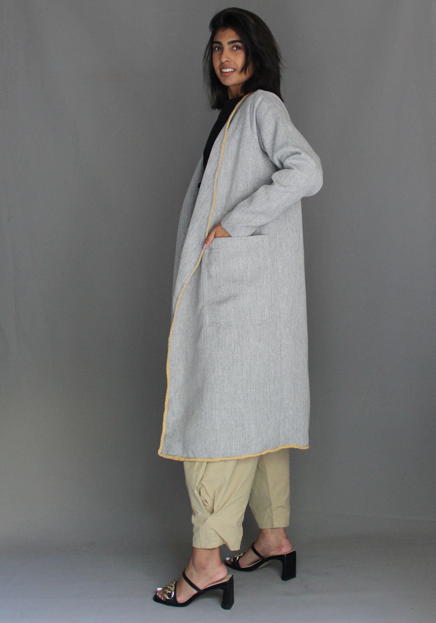 Relaxed Jacket - Grey Texture