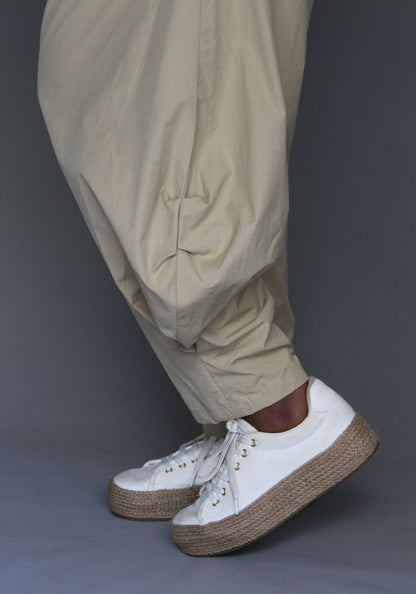 Parachute Pants - Beige