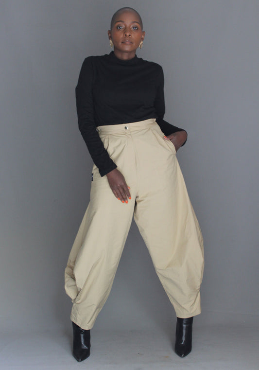Parachute Pants - Beige