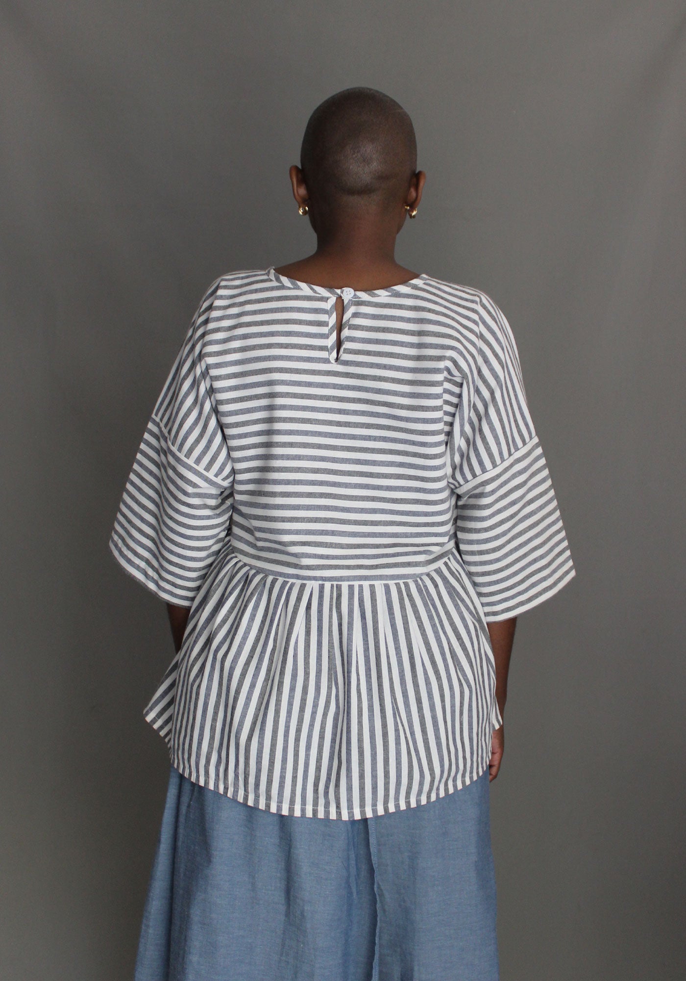 Ruffle Top - Striped