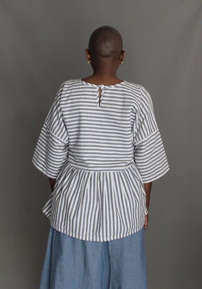 Ruffle Top - Striped