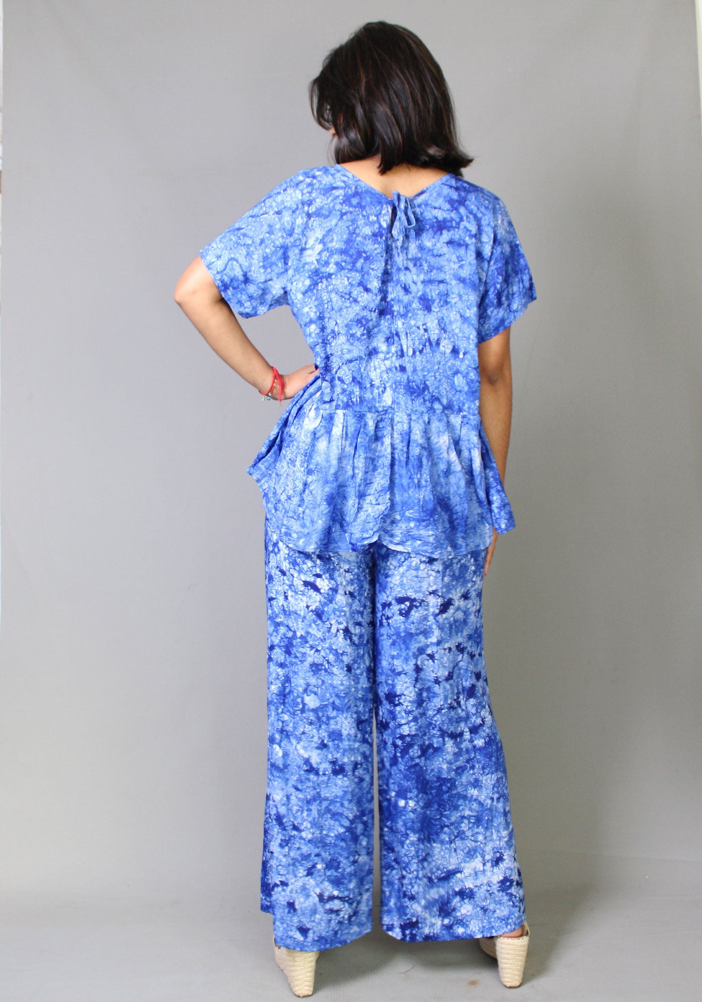 Tie Dye Top - Royal Blue