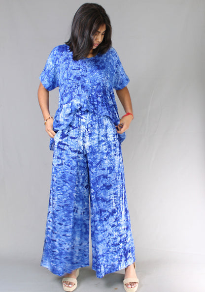 Tie Dye Top - Royal Blue