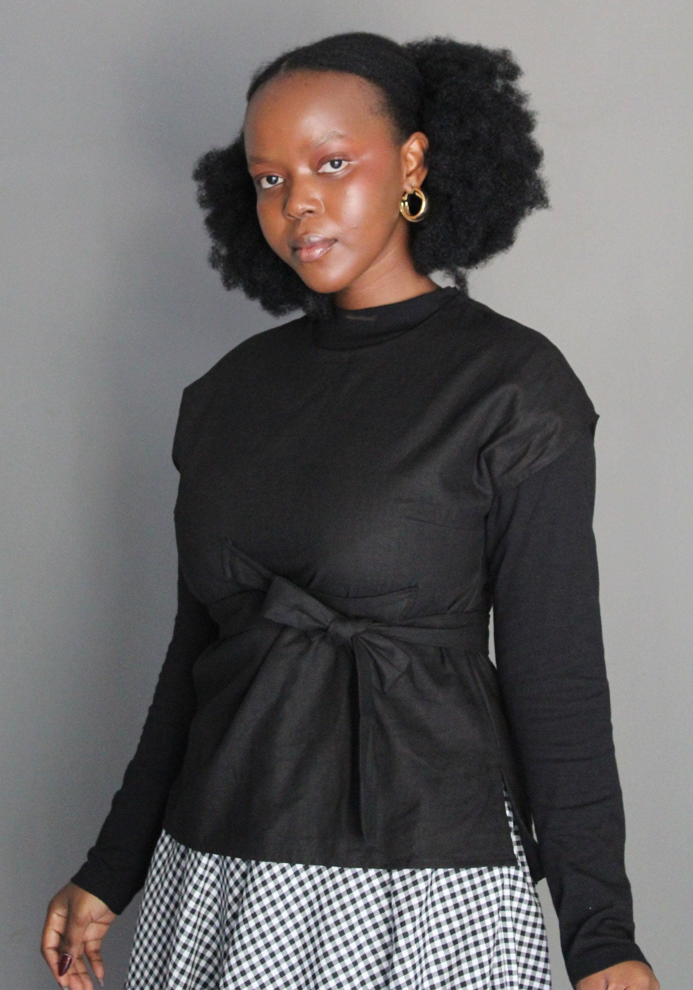 Tie Top - Black