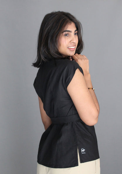 Tie Top - Black