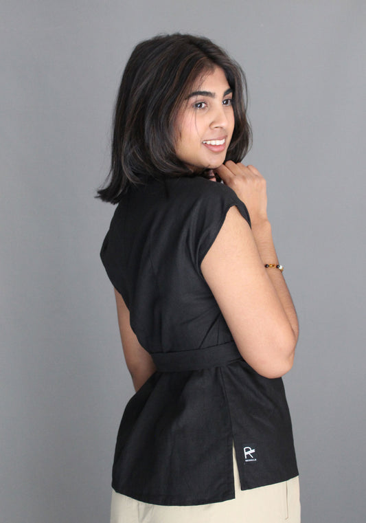 Tie Top - Black