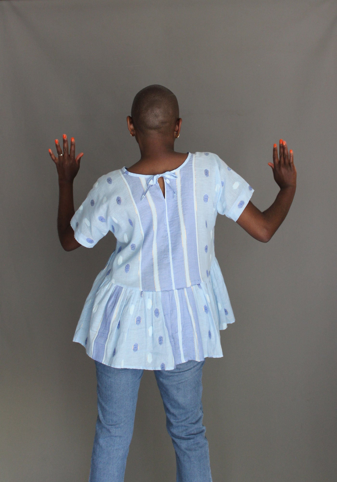 Voile Top - Sky Blue
